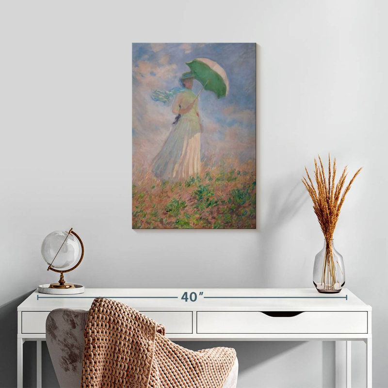Leisha Woman With A Parasol, 24" H x 16" W