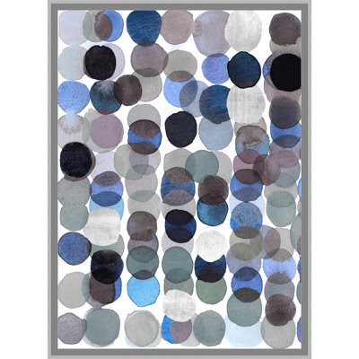 Lillian August " Translucent Dots " by Lillian August Painting Print