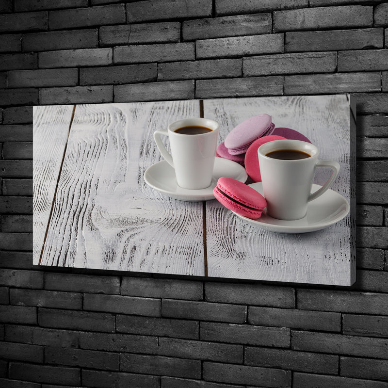 Coffee And Cookies - Wrapped Canvas Print, Canvas, 50cm H x 100cm W