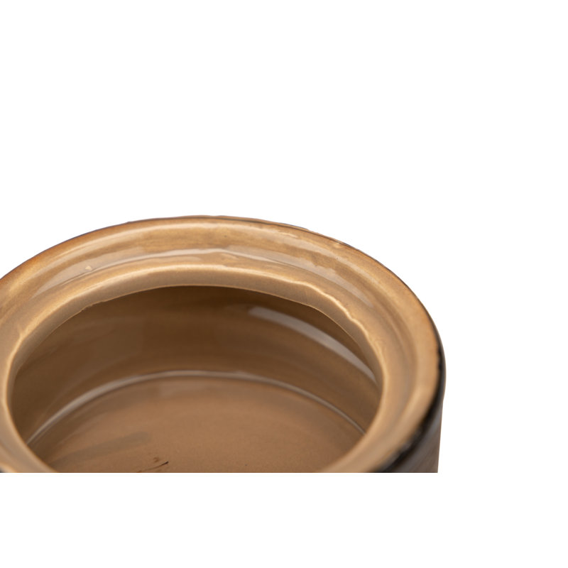 Oneridge Ceramic Decorative Box, 8cm H x 11cm W x 11cm D