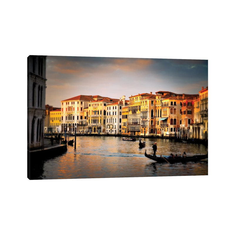 Venetian Glow, Venice, Italy by Jim Nilsen - Wrapped Canvas Gallery-Wrapped Canvas Giclée, 20.32 cm H x 30.48 cm W