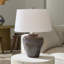 Avondale Ceramic Table Lamp with Linen Shade