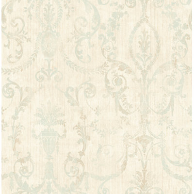 Papier peint damas audacieux Seabrook Designs