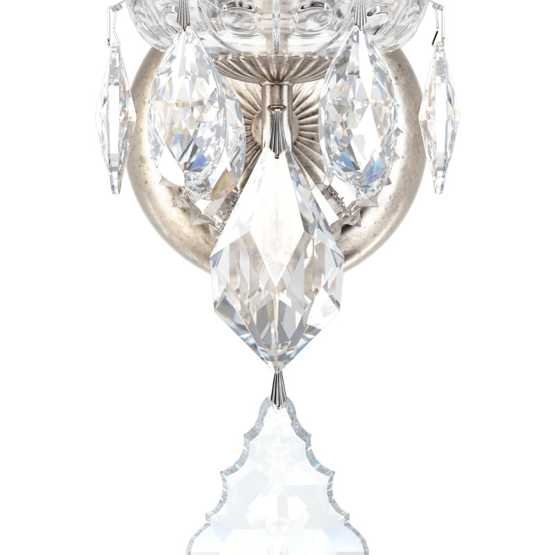 Century 1 - Light Candle Wall Light, Antique Silver