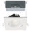 3.5" Square Selectable Color Temperature Dimmable Air-Tight IC Rated LED Canless Recessed Lighting Kit