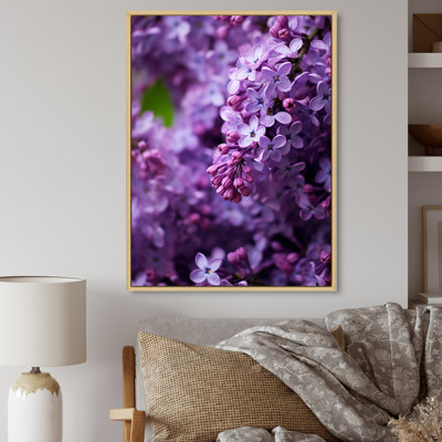 «Lilacs mauves», impression sur toile