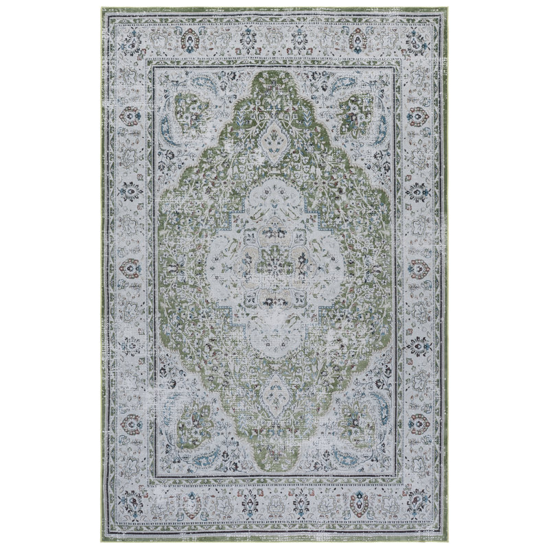 Czarnetzki Performance Machine Washable Oriental Rug, Rectangle 5' x 8'
