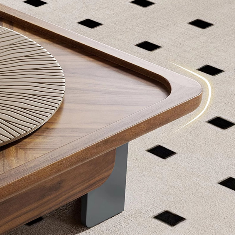 Medieval-style square coffee table