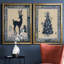 Deer Silhouette - 2 Piece Print-1092480967-1092480964-1092480985