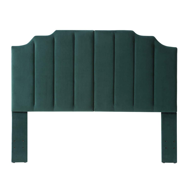 Gabbrielle Tufted Upholstered Headboard, King, Green
