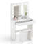 Dressing Table,80X40x140cm Vanity Makeup Set with Stool