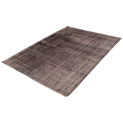 Octavion One-of-a-Kind 7'1" X 9'10" 2000s Wool Area Rug in Black