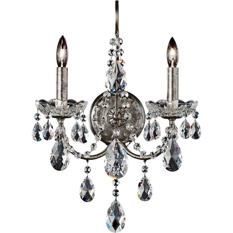 Sonatina 2 - Light Candle Wall Light, Aurelia, Swarovski Elements Clear
