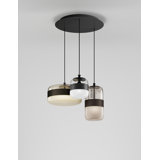 Futura Suspension 3 Multicolor 1 Matt Black 1 E26 Ul