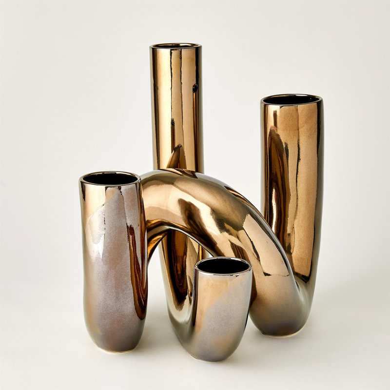 Cellentani Vase Set-Bronze
