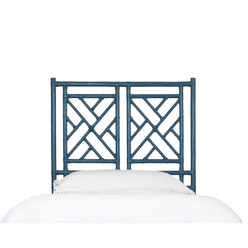 Chippendale Headboard, Twin, Pacific Blue