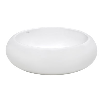 Lavabo vasque de salle de bain rond 18 po Ruvati