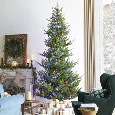 Sapin de Noël artificiel avec lumières Leilonie
