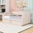 Upholstered Daybed with Trundle-712972535