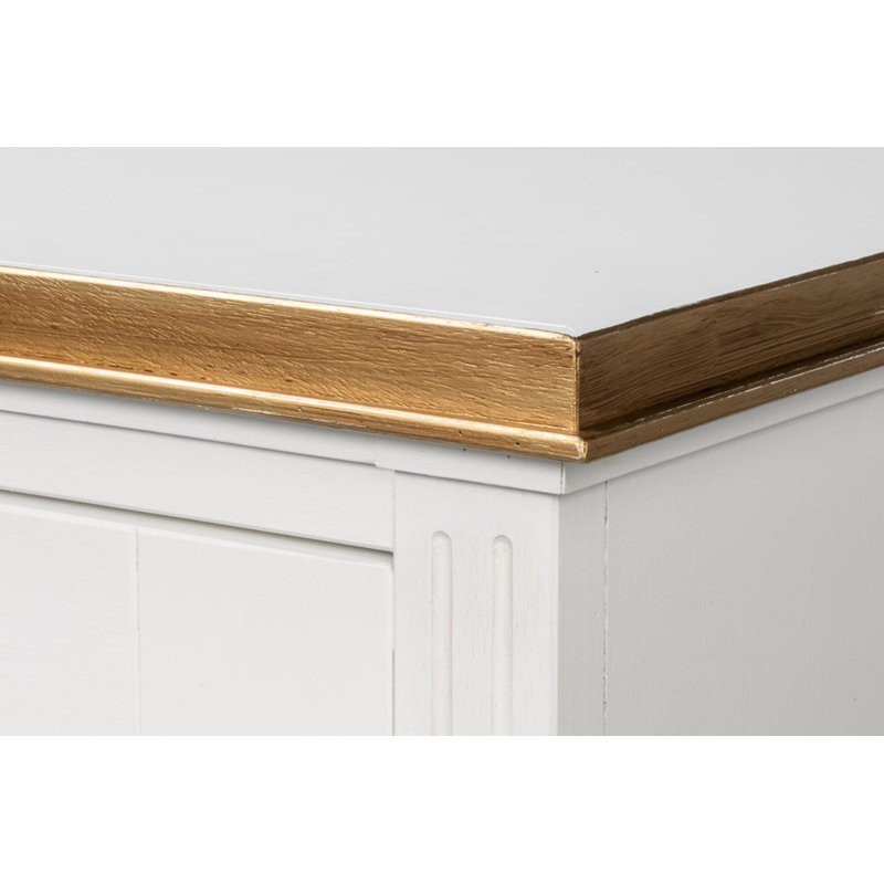 Louis XVI 60'' W Buffet, Cotina White