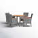 Maltby 4 - Person Square Outdoor Dining Set