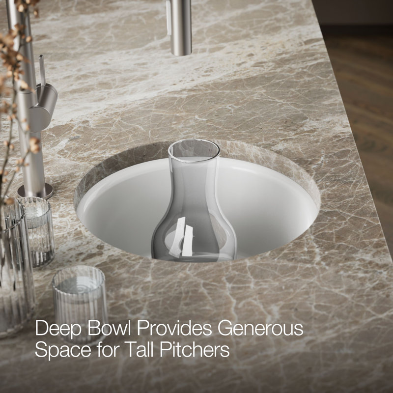 Porto Fino™ Top-Mount/Under-Mount Bar Sink, White