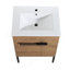 Meuble-lavabo autoportant avec lavabo
