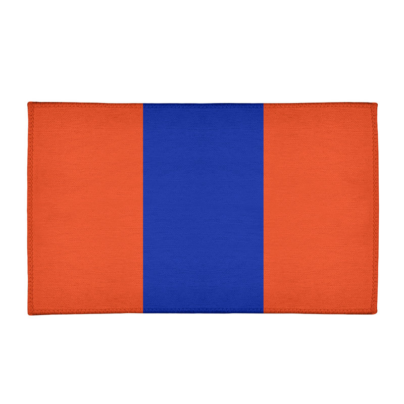 Tapis bleu/orange area, Rectangle 2 pi x 3 pi