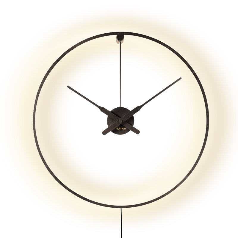 Ombra Aluminum Skeleton Wall Clock
