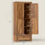 Armoire de cuisine, armoire avec tablettes réglables