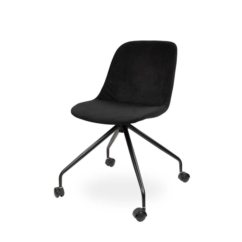 Upholstered Dining Chair, Black