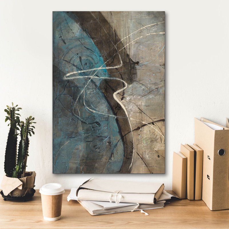  «Ripple Effect» par Albena Hristova, art mural sur toile, 18 po x 26 po