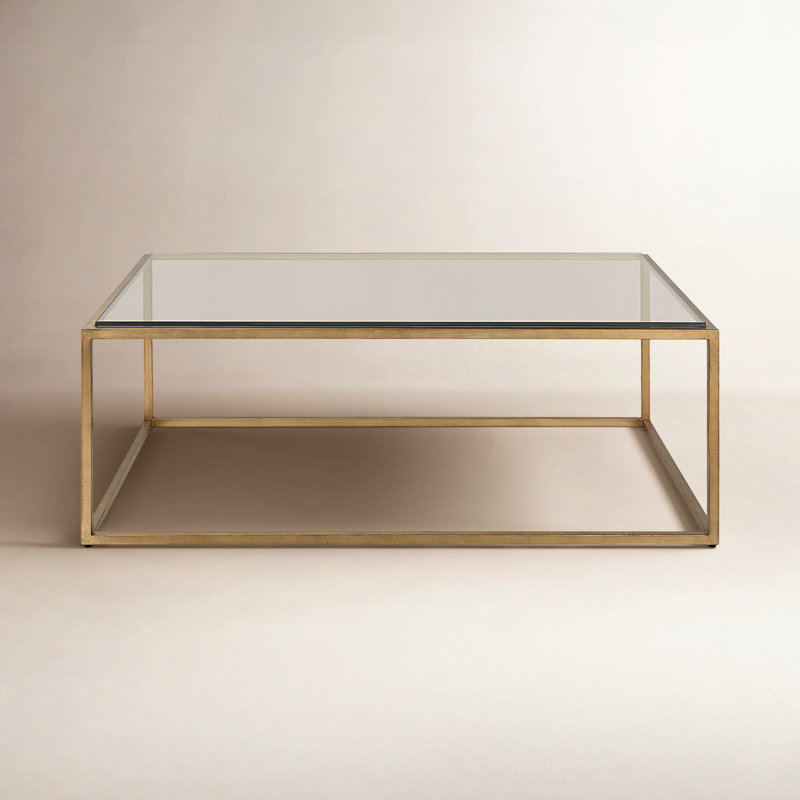 Evian Coffee Table, Gold