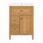 Meuble-lavabo 24 po avec lavabo, meuble-lavabo avec un tiroir rabattable et deux tiroirs, tablette réglable-1416004431
