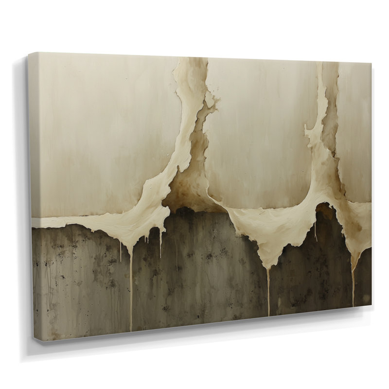 Christchurch Ephemeral Pathway Drip Peinture II, H 24 po x l 32 po, Toile tendue, Ne s’applique pas