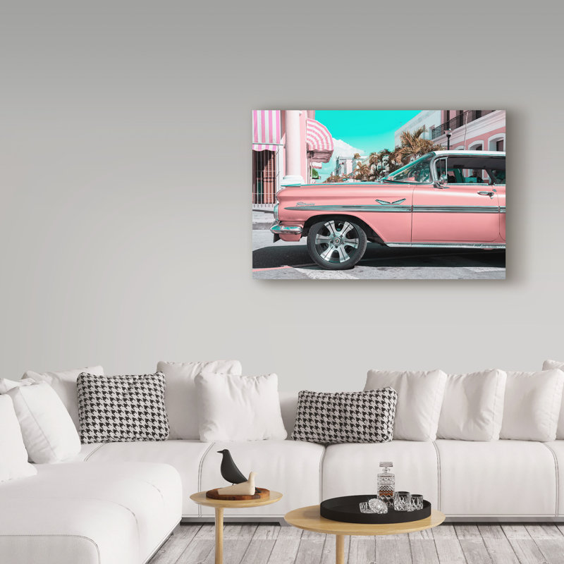 Cosey «Vintage Car», reproduction de photo sur toile tendue, H 30 po x l 47 po