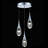 Holmstrom 3 - Light LED Crystal Cluster Pendant