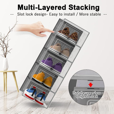 5 Pair Yes Shoe Storage Box