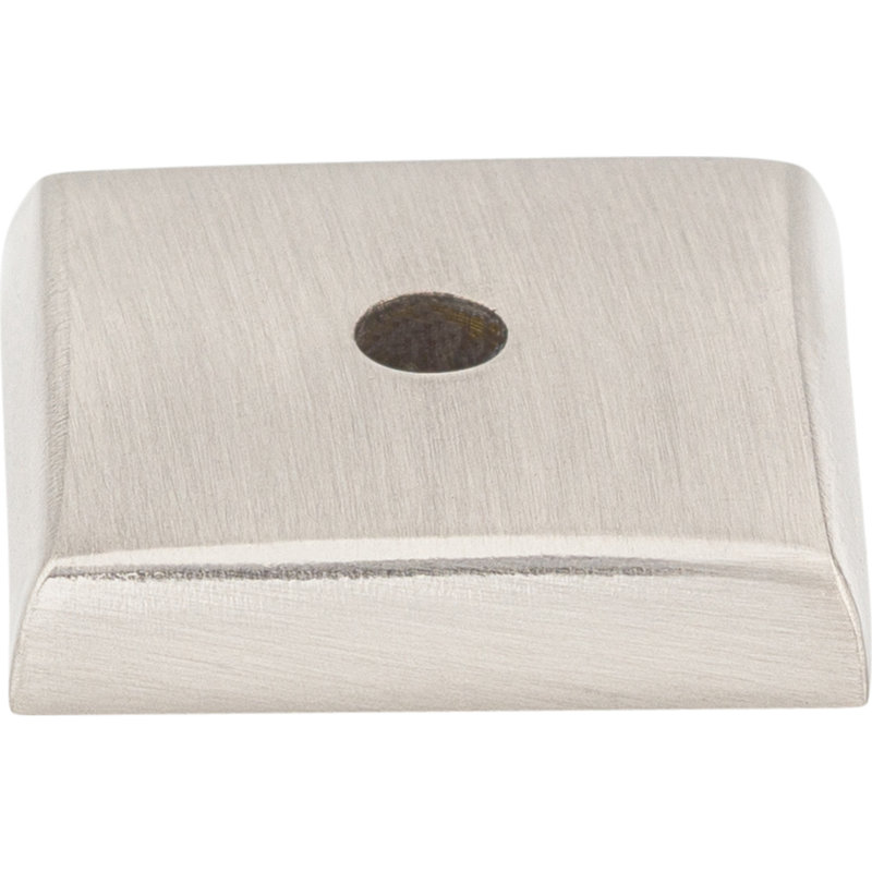 Aspen II Square  Backplate, 0.875" H x 0.875" W x 0.19" D, Brushed Satin Nickel