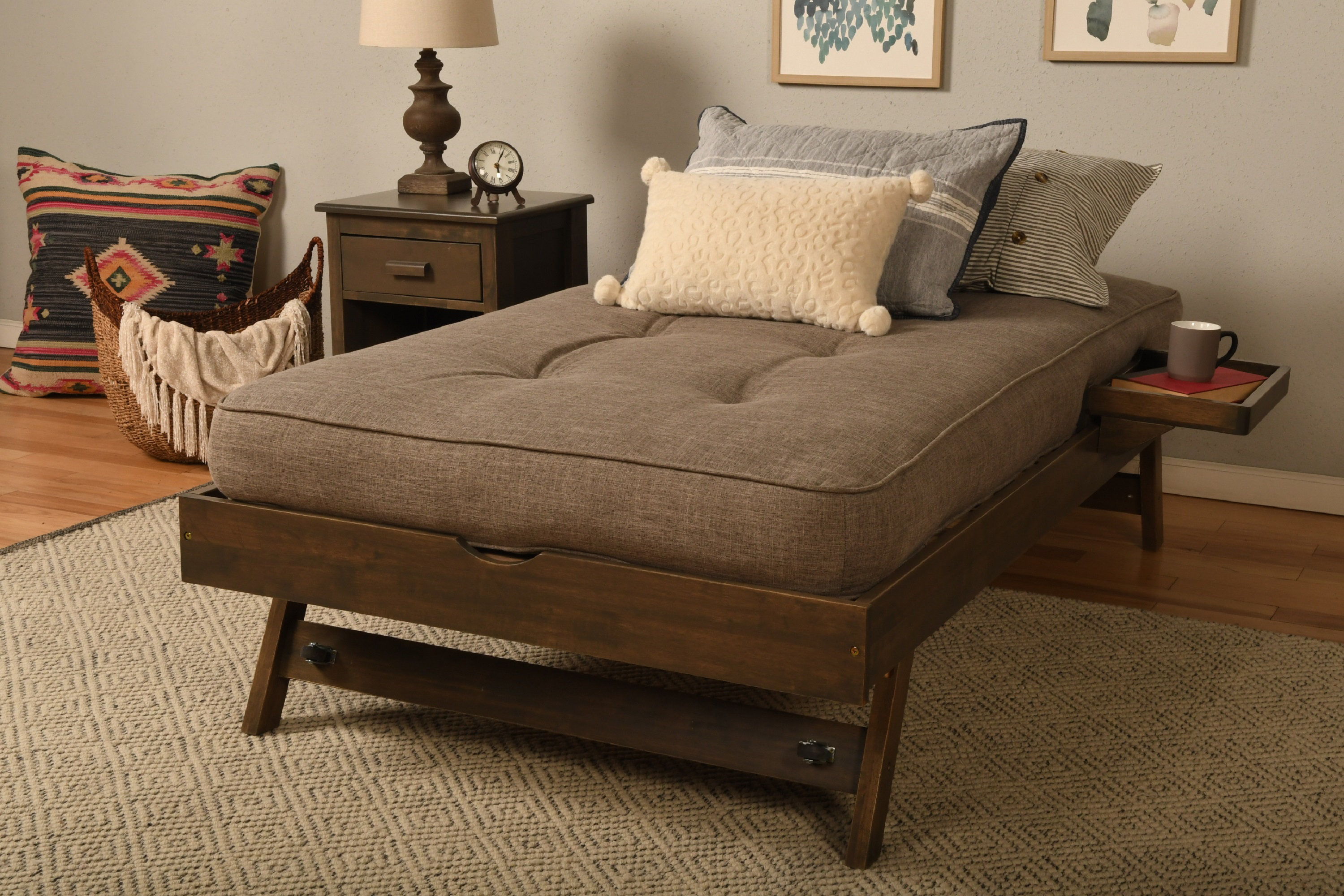 Lark Manor Solid Wood Pop Up Bed Wayfair