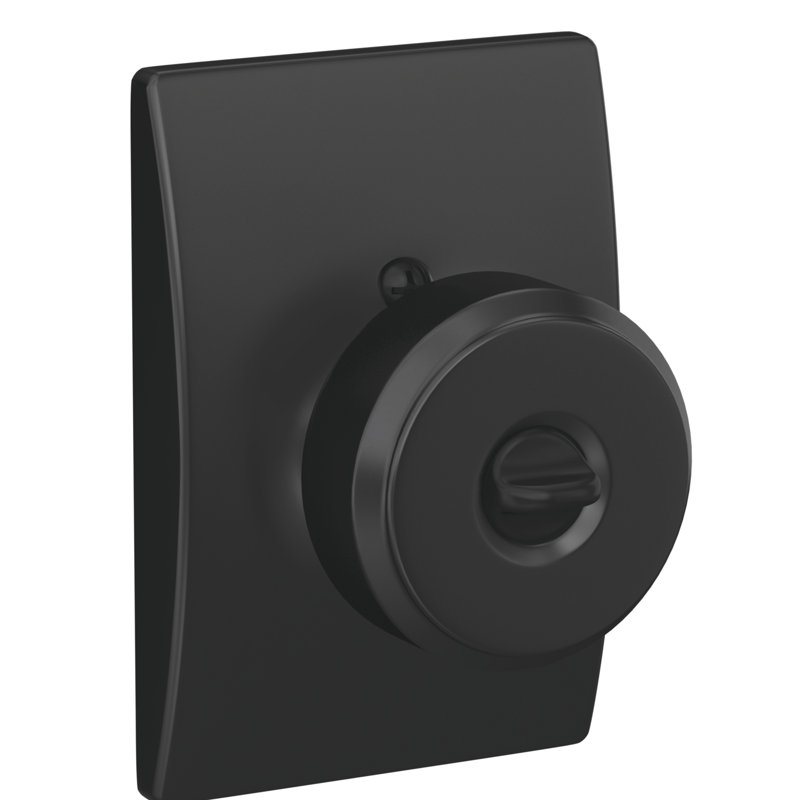 Bowery Keyed (Entry) Door Knob, Matte Black