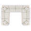 Canapé modulaire en tissu 8 pièces Commix-88318423