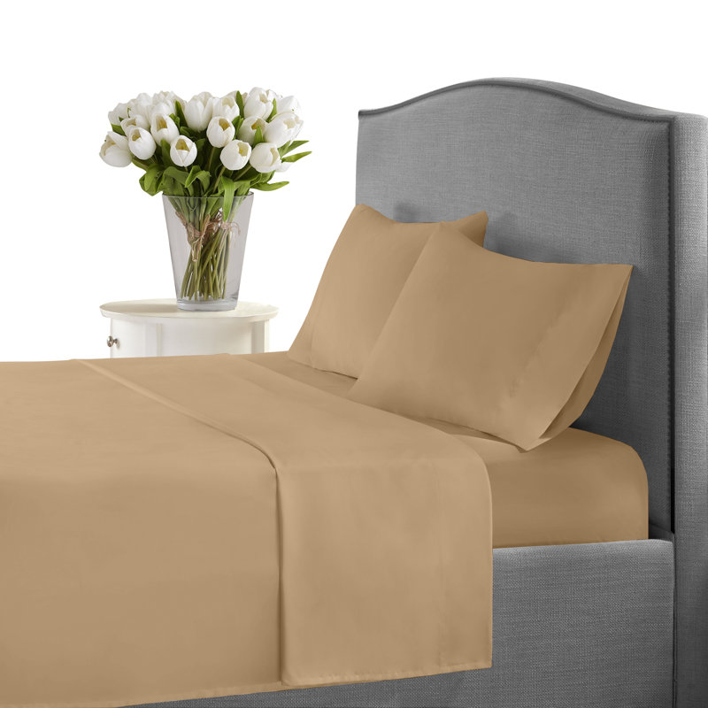 Monte Carlo Egyptian Cotton Sheet Set, Taupe, California King