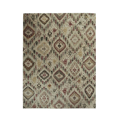 Wool Geometric Area Rug