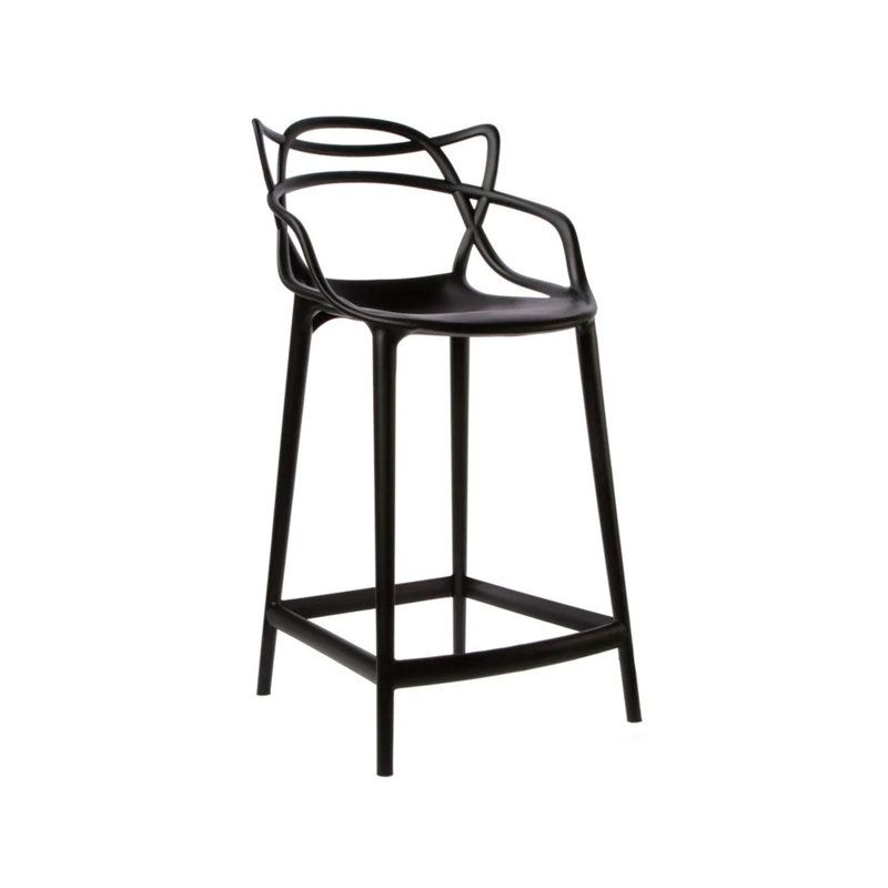 Upholstered Counter Stool, Counter Stool (26” Seat Height), Black, 2