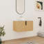 Meuble-lavabo mural simple 30 po avec comptoir en céramique-1329881438