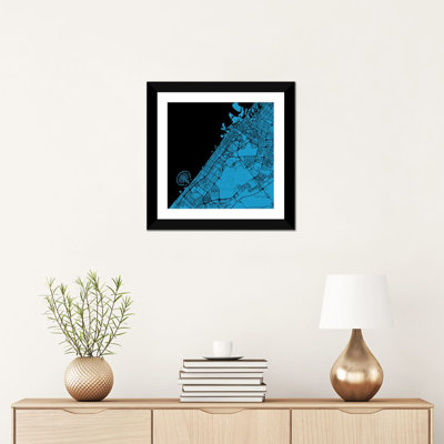 « dubaï », impression sur toile tendue