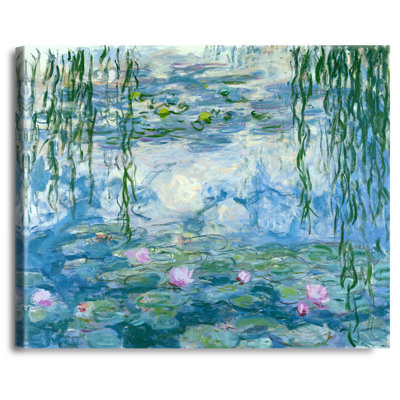Water Lilies 1916–19 Pond by Claude Monet The World Classic Art Reproductions, Giclee Canvas Prints Wall Art for Home Decor