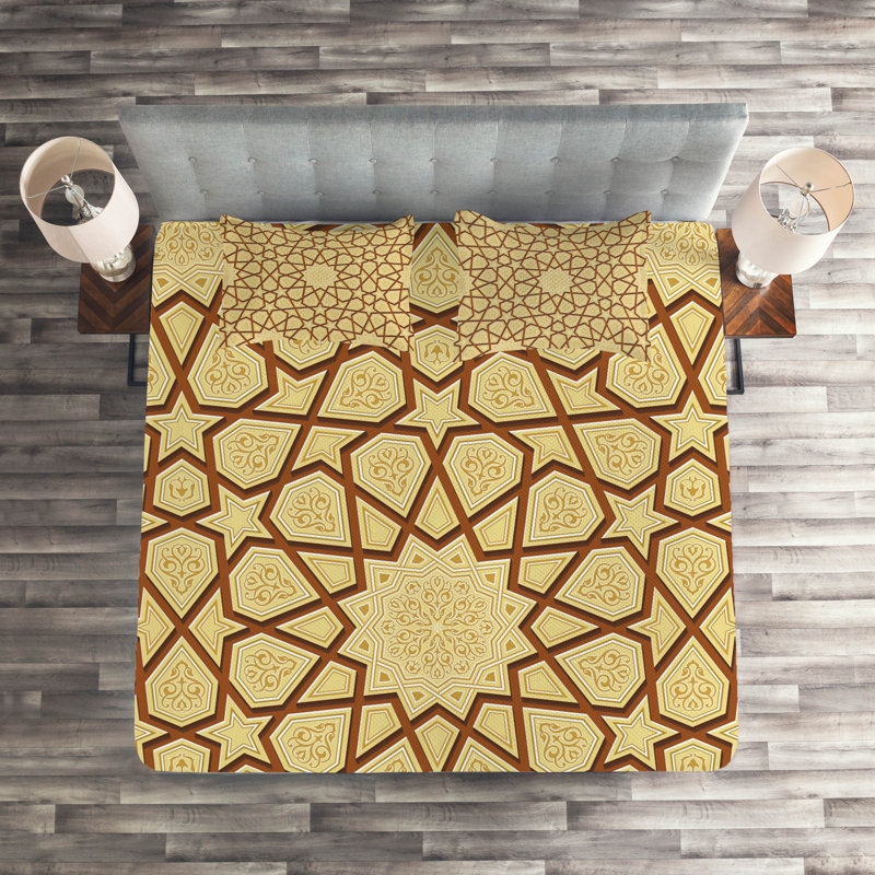 Modern & Contemporary Polyester Starburst Coverlet