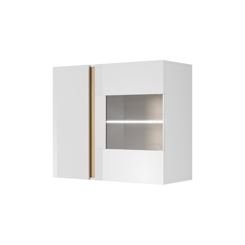 Janael Display Cabinet, White Gloss